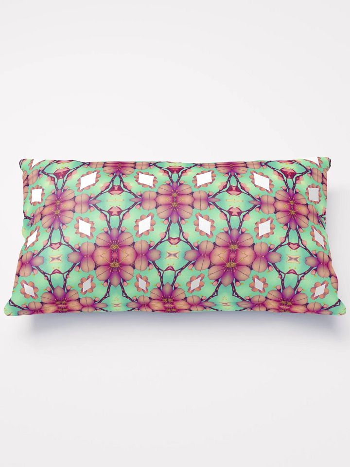 Elegant Diamond & Floral Pillow product image (1)