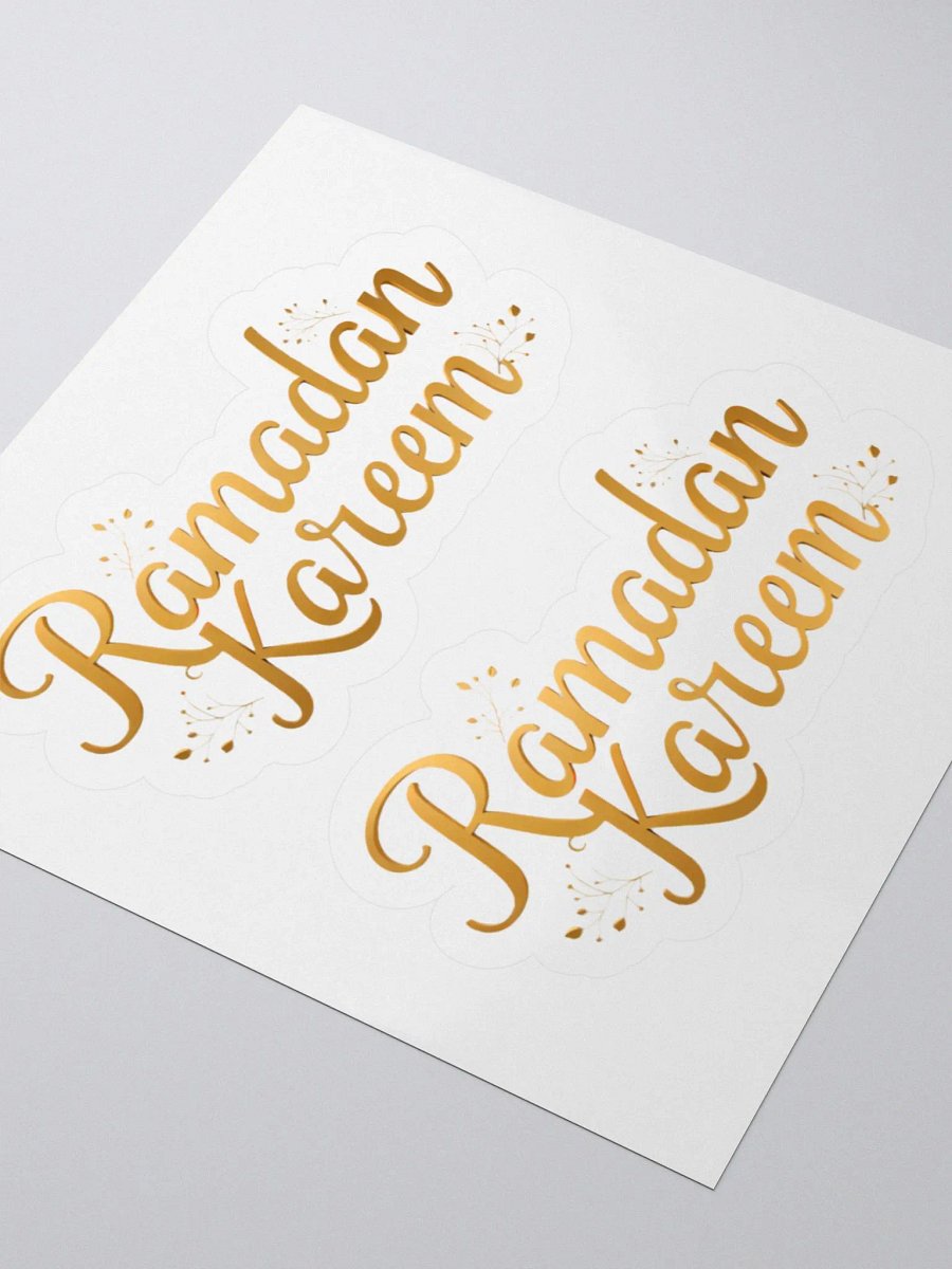Golden Ramadan Kareem Sticker – Spread the Blessings of the Holy Month product image (6)