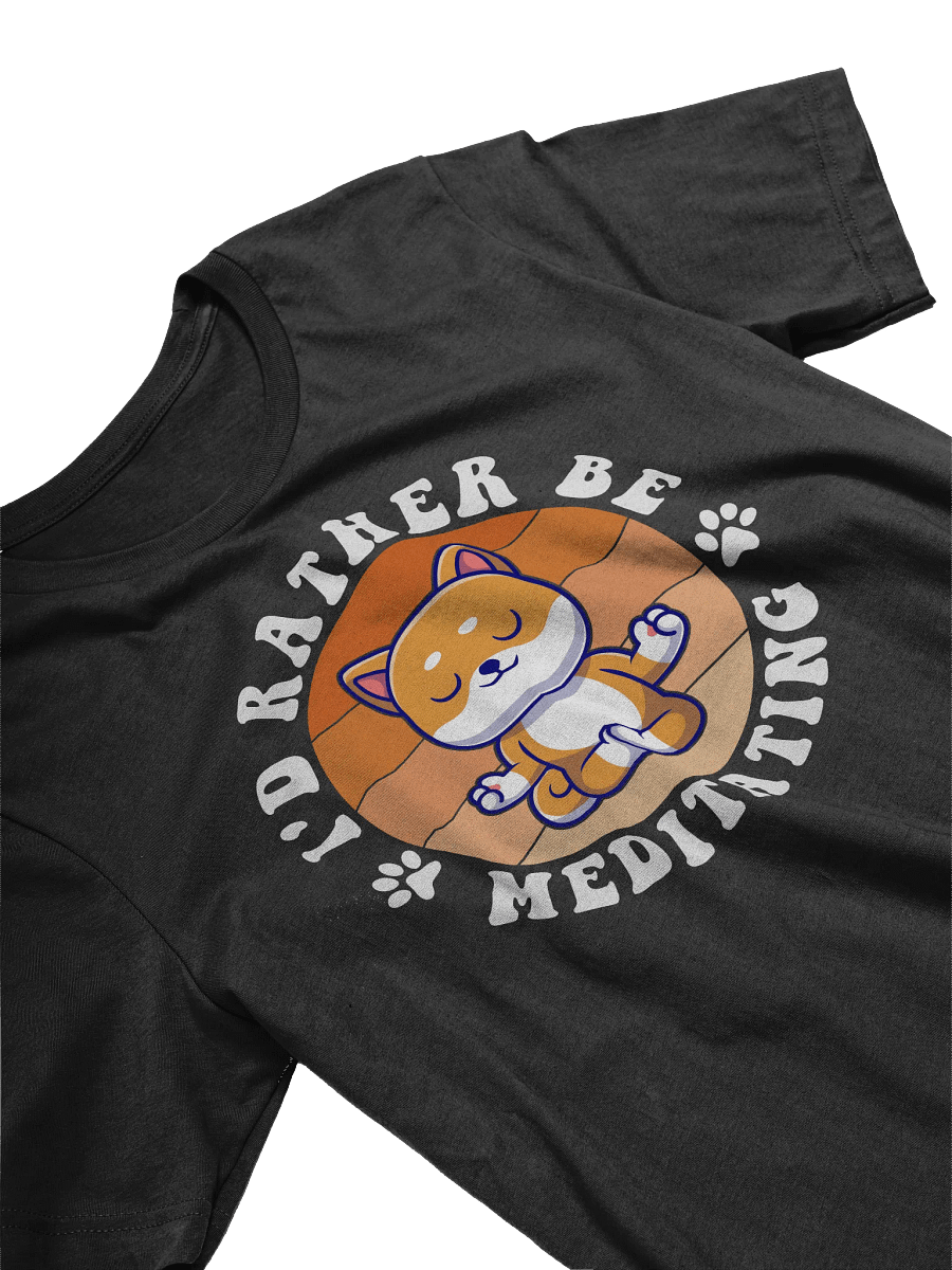 I'd Rather Be Meditating - Funny Pug Inspired T-Shirt product image (3)