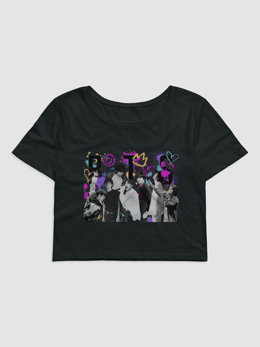 BTS Graffitti Women´s Crop Baby Tee product image (1)
