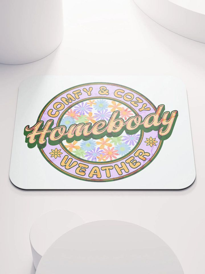 Homebody Comfy Ad Cozy Weather Floral Mouse Pad product image (1)