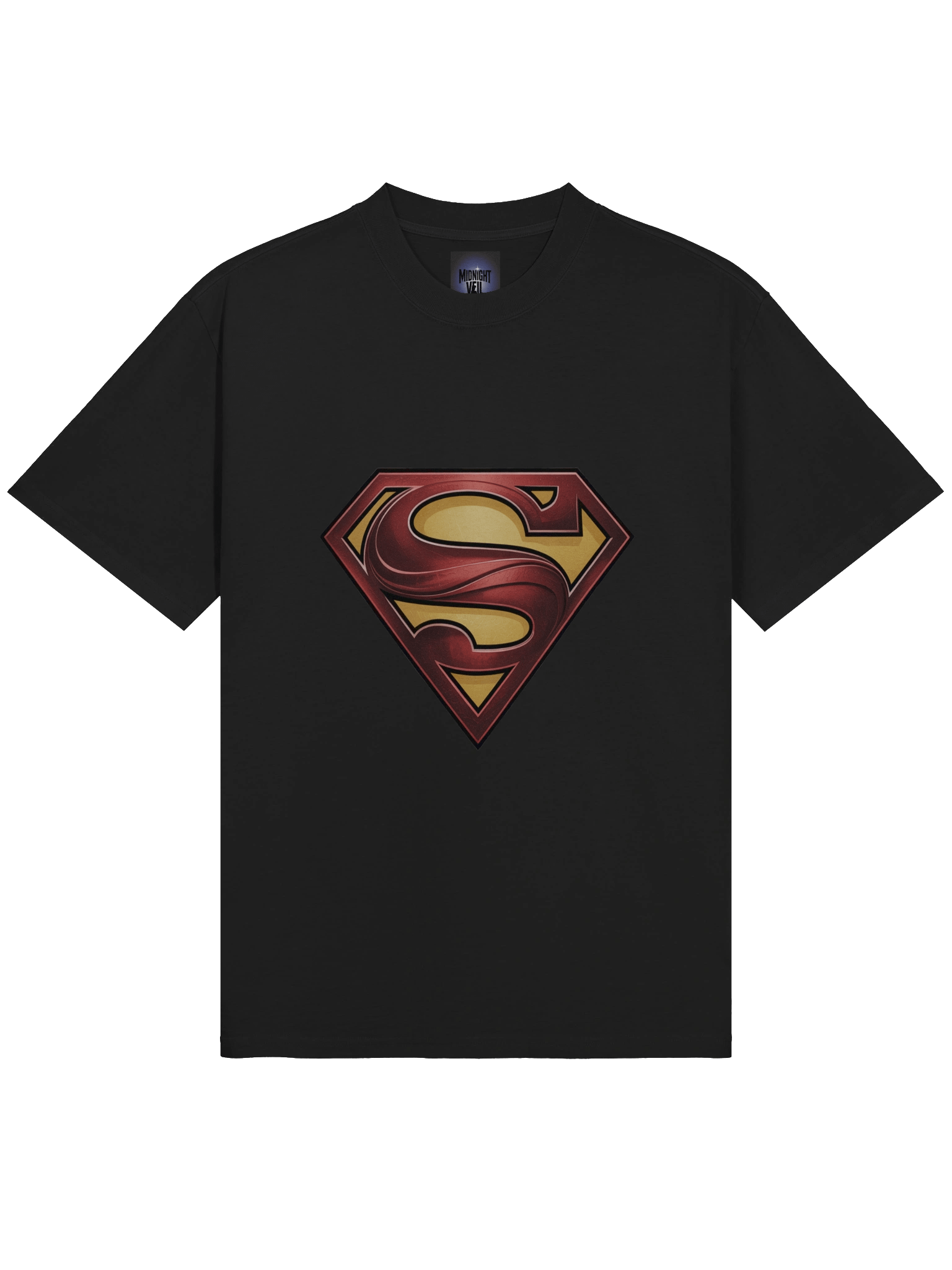 Superman Iconic Shield Oversized Faded T-Shirt product image (5)