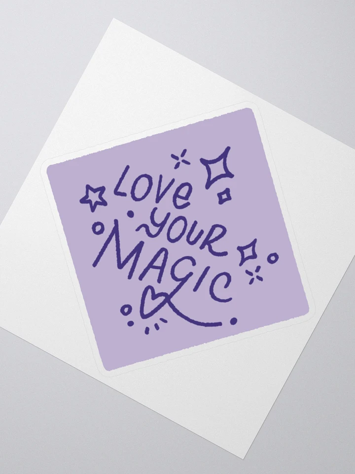 LOVE YOUR MAGIC STICKER PURPLE product image (4)