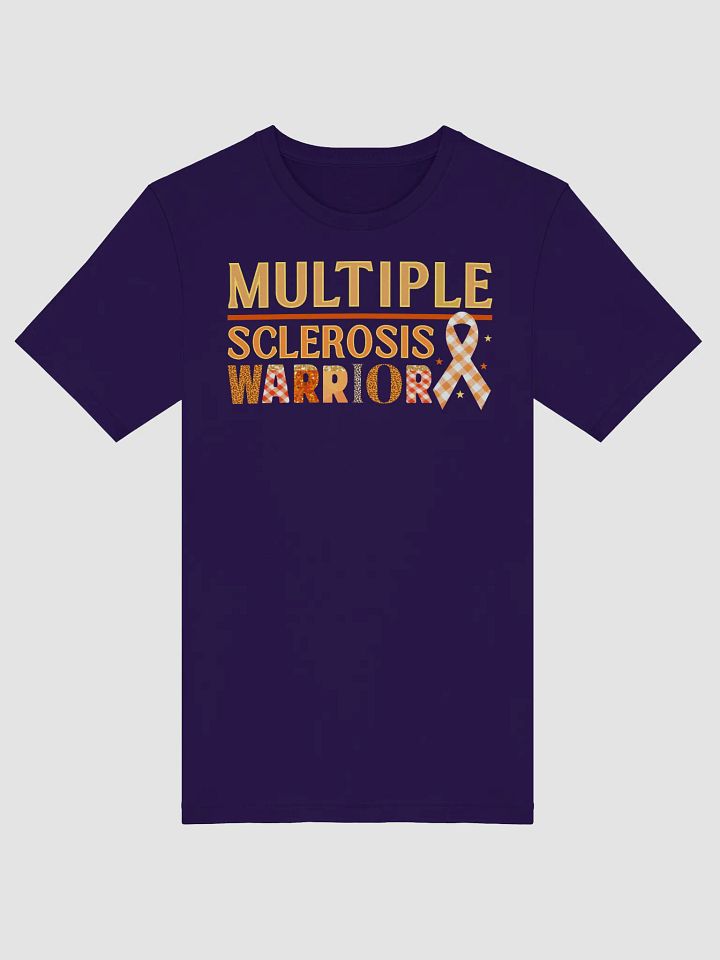 Multiple Sclerosis Warrior, Awareness Bella Canvas T-shirt product image (13)