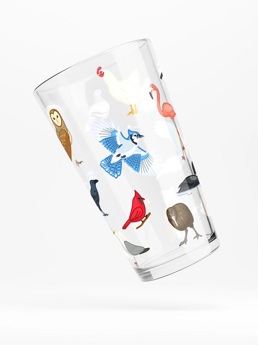 Birbs of a feather Pint Glass product image (5)