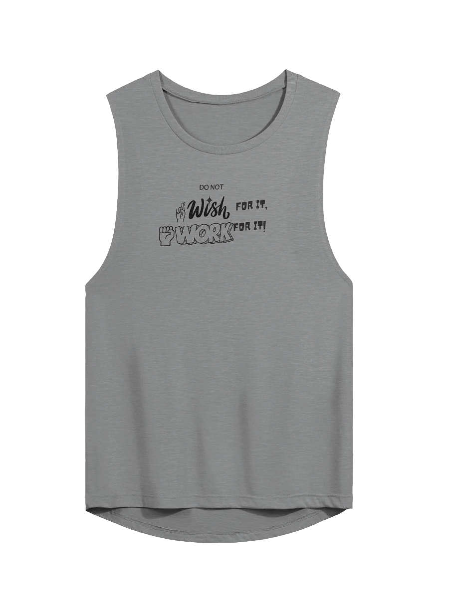 Work for it (Black font) Flowy tank product image (2)
