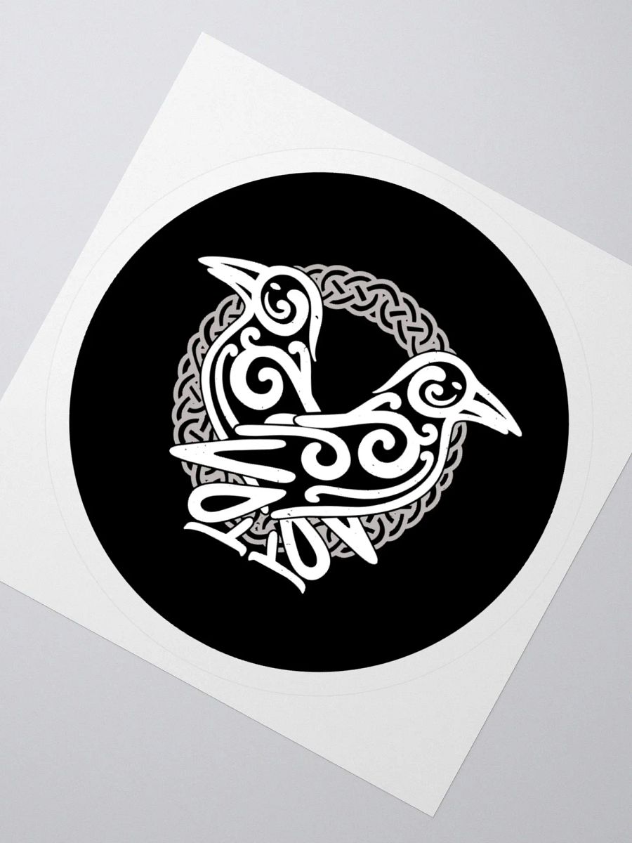 Odin's Ravens Vinyl Sticker product image (5)