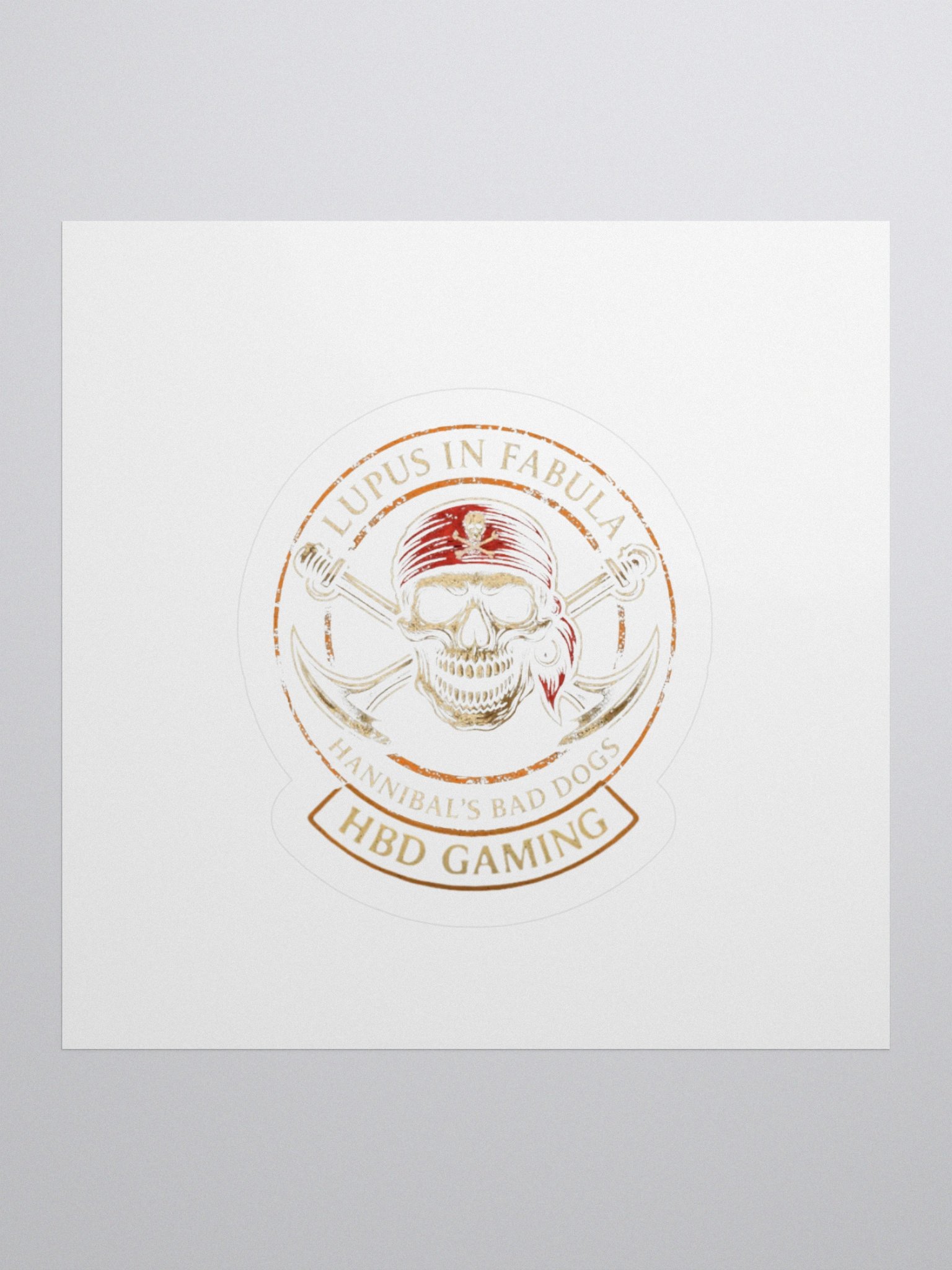 HBD Gaming Transparent Decal product image (2)