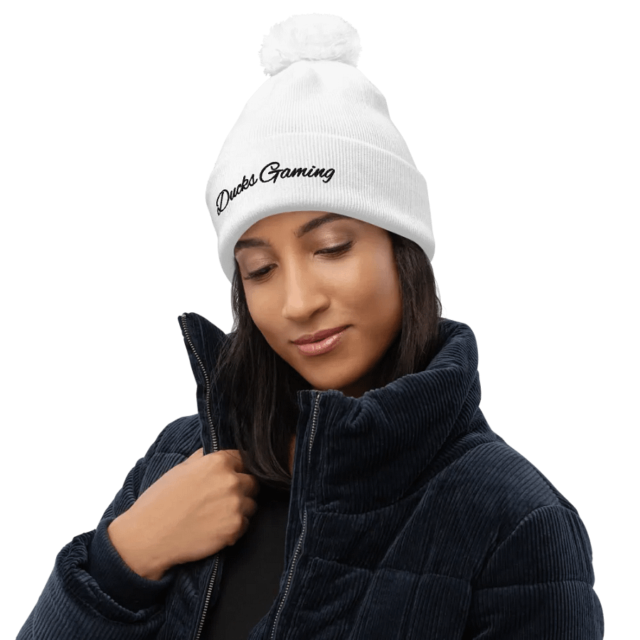 Ducks Gaming Beanie Black Lettering product image (9)