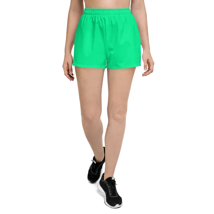 Dusa Green Nail Check Booty Shorts product image (2)