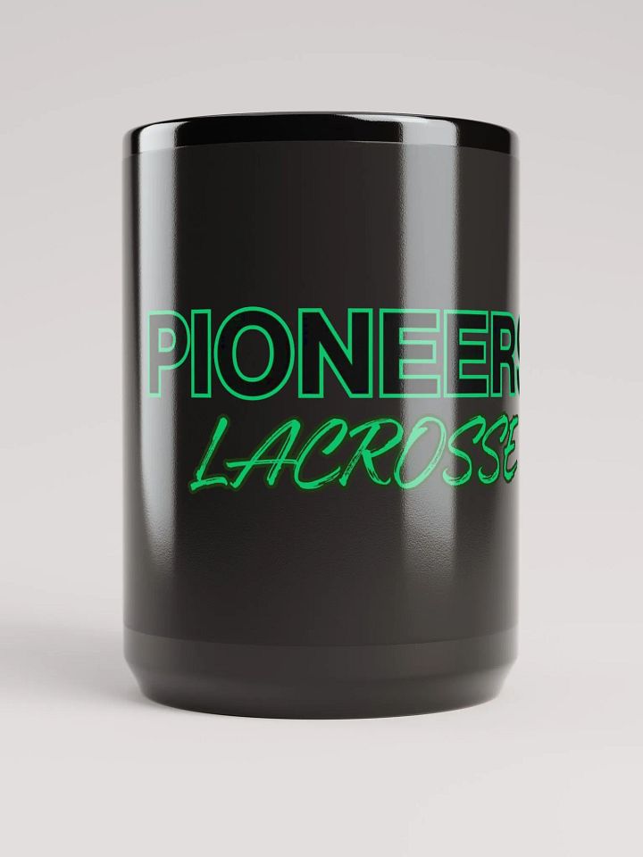 Pioneers Lacrosse Black Glossy Mug product image (1)
