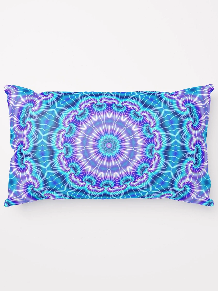 Blue and Purple Tie Dye Kaleidoscope Throw Pillow product image (13)