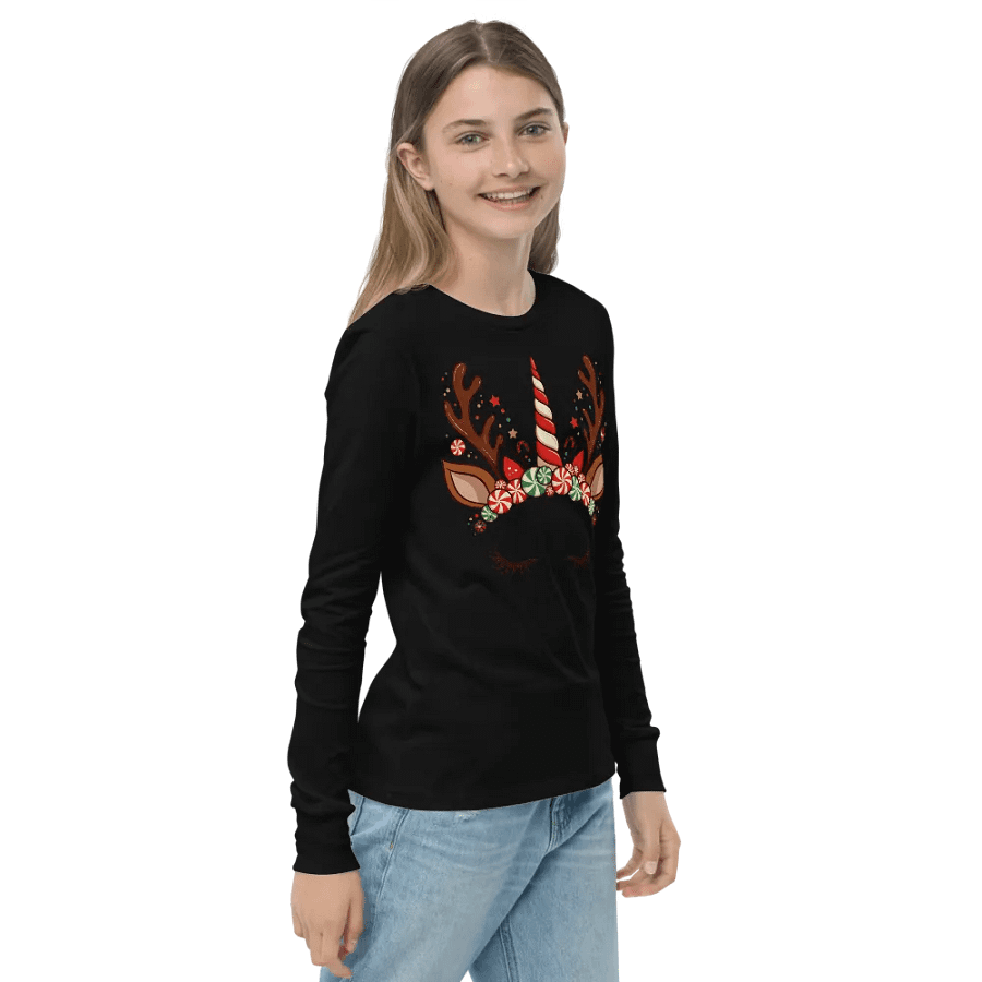 Candyland Antler Unicorn Black product image (4)