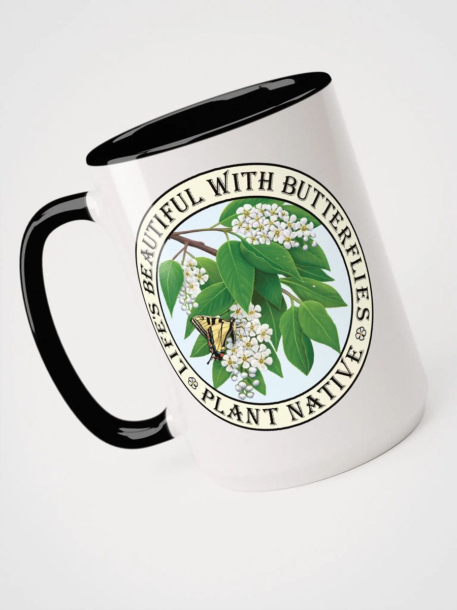 Tiger Swallowtail White & Black Mug product image (4)