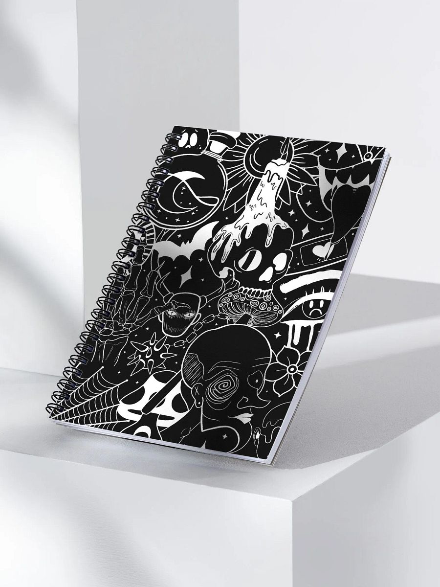 Black Collage Notebook product image (3)