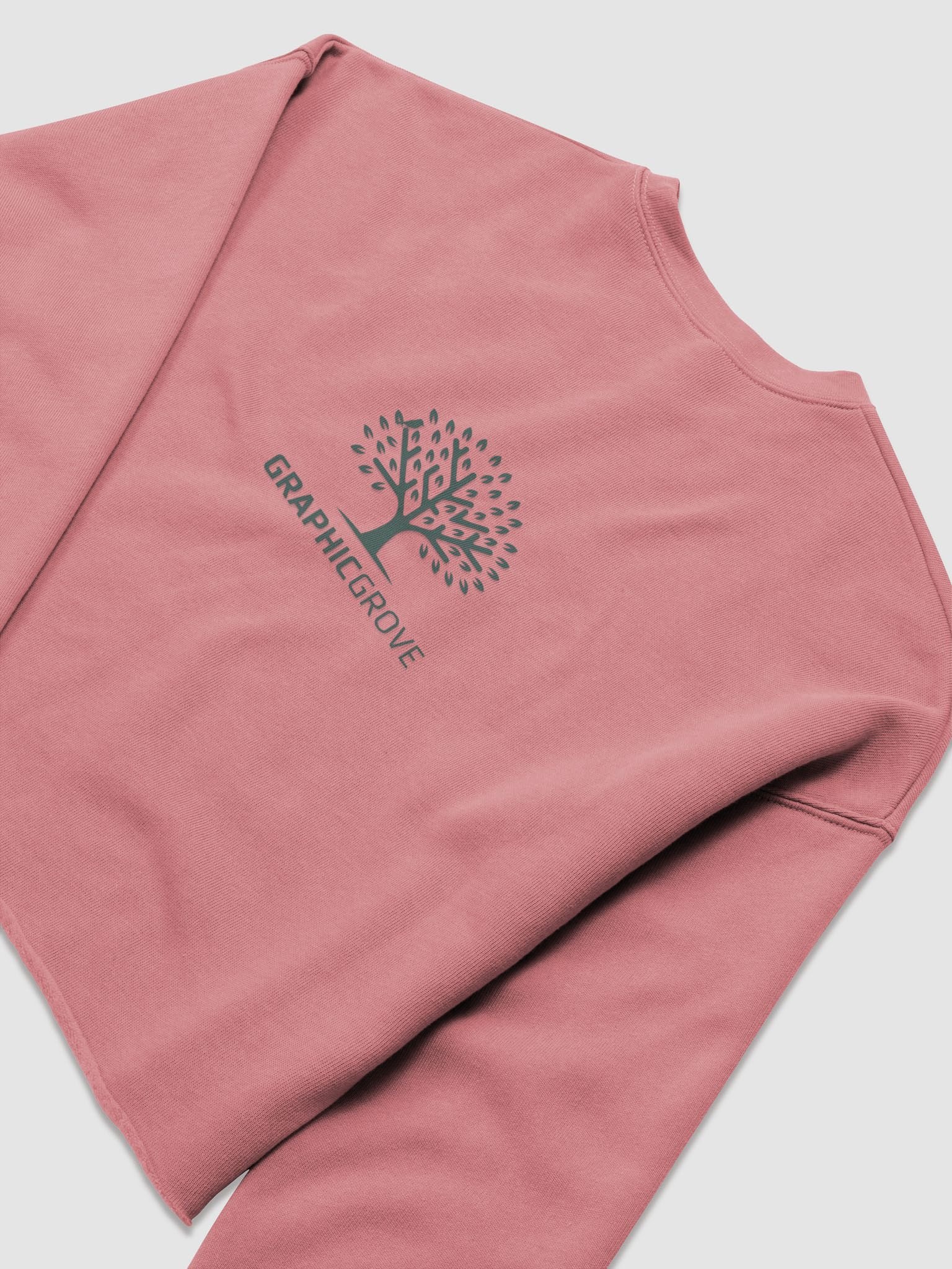 Graphic Grove Women's Fleece Crop Sweatshirt - Stylish Grove-Inspired Tree Design product image (8)