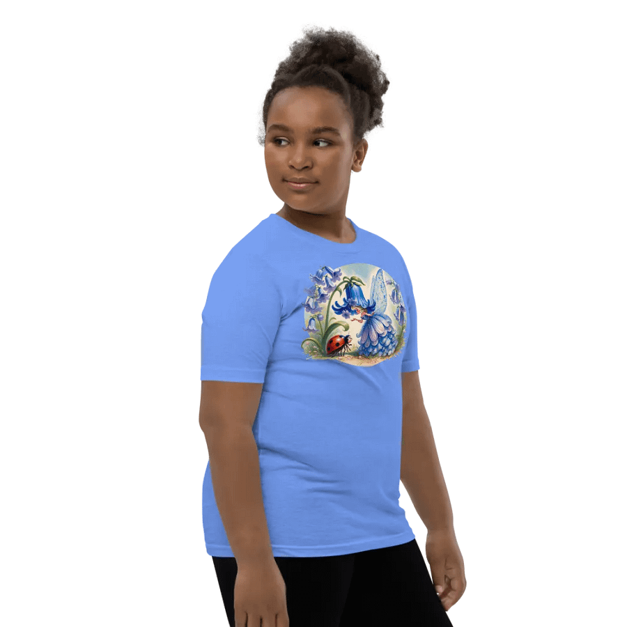 Bluebell Flower Fairy and Ladybug Youth T-Shirt product image (17)