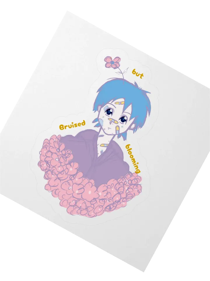 Bruised but Blooming Stickers product image (5)