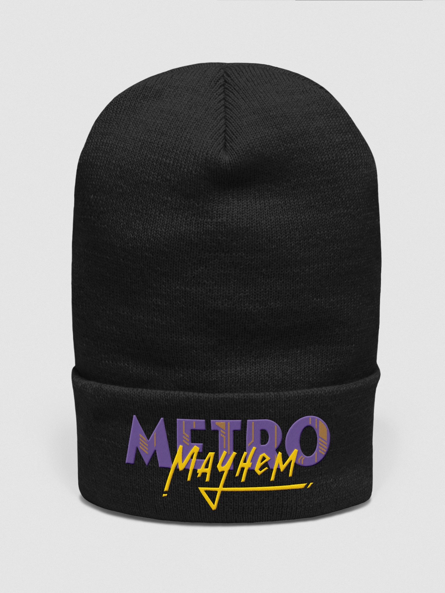 Metro Mayhem Embroidered Beanie product image (1)
