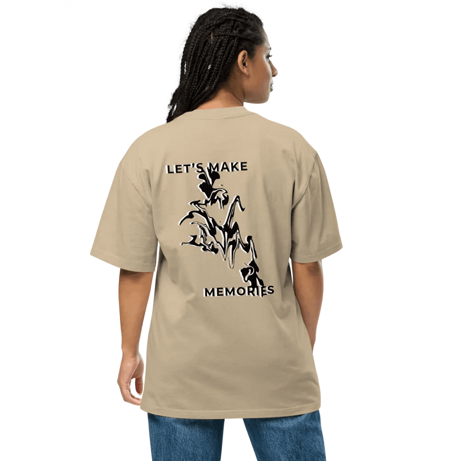 Let's Make Memories Oversized Premium Tee V2 product image (16)