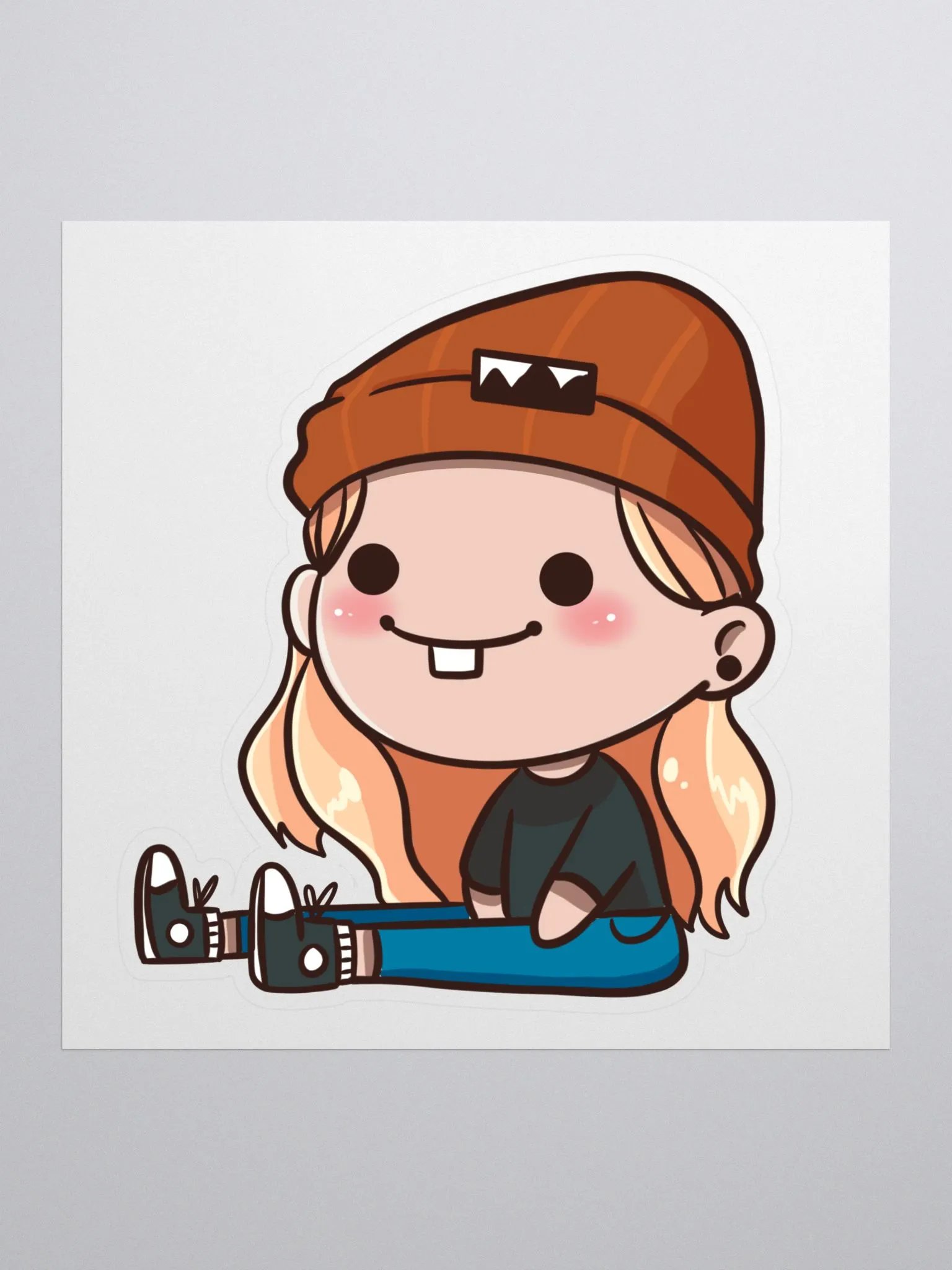 Sit Kiss Cut Sticker product image (1)