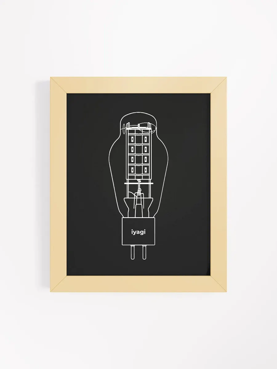 Premium Framed iyagi 300B Tube Poster (black) product image (1)