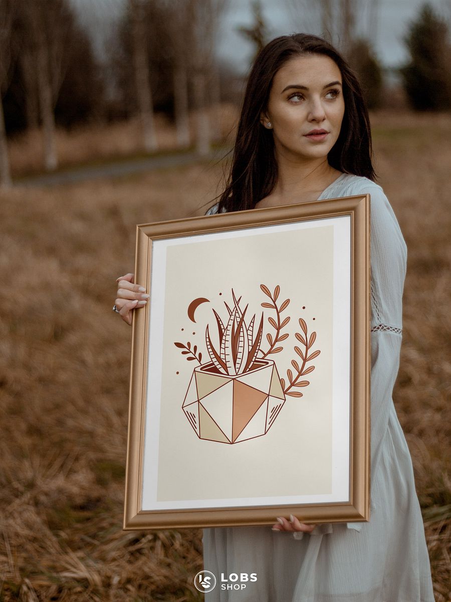 Desert Flora Printable Wall Art – Stunning Succulent Design for Modern Home Decor Enthusiasts product image (4)