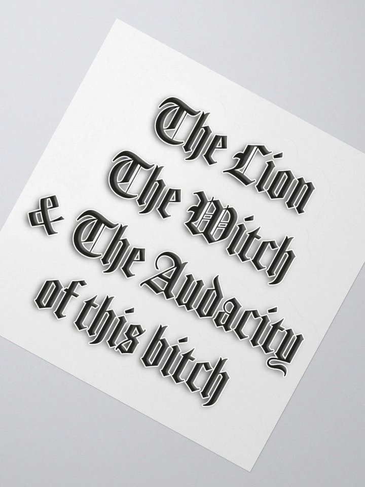 The Lion - Sticker product image (4)