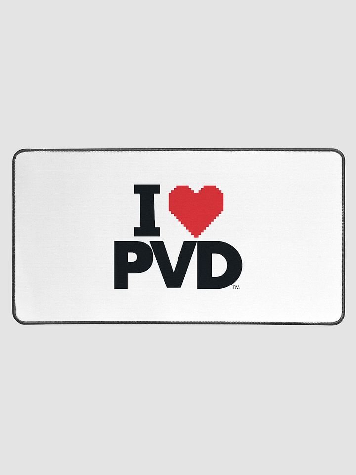 IHEARTPVD.COM | 8-BIT | WHITE MUG Large Neoprene Work Mat product image (1)