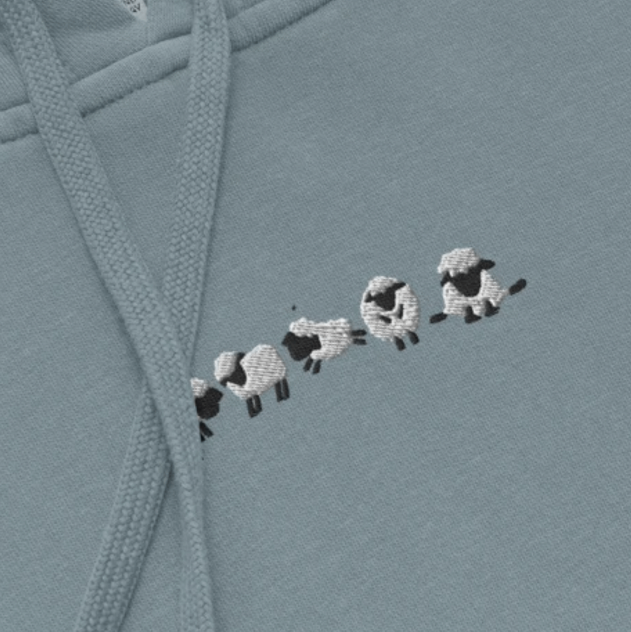 The 99 Sheep (Embroidered Hoodie) product image (2)
