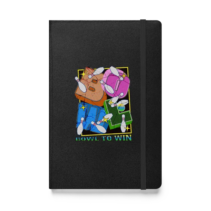 Bowl To Win Block Letter Energize Your Ideas Hardcover Notebook product image (1)