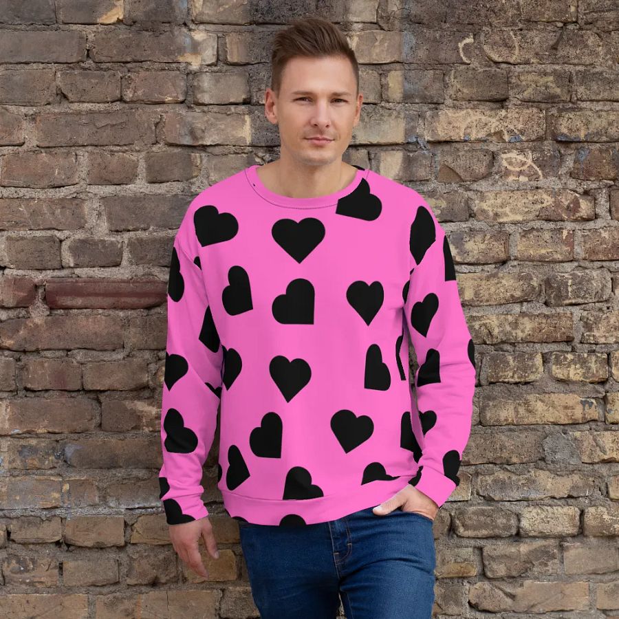 Love Pattern Unisex Sweatshirt product image (3)