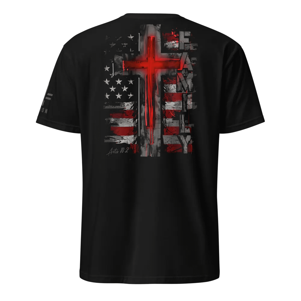 Family American Flag: Acts 10:2 product image (1)