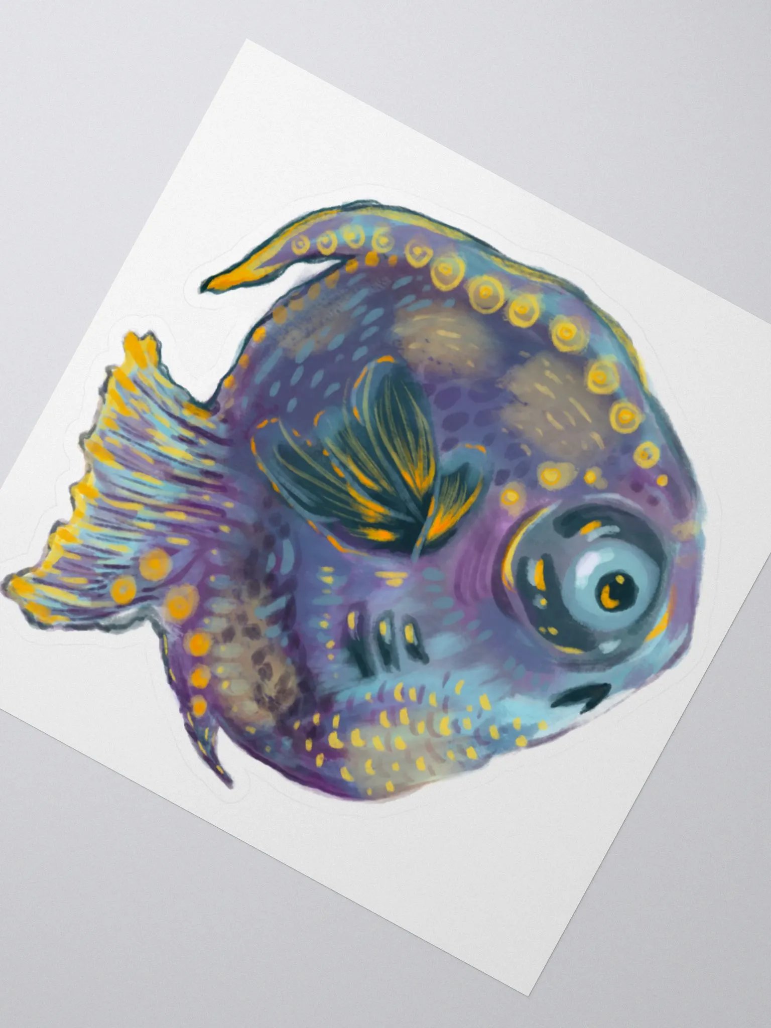 WTF Fish Sticker product image (2)