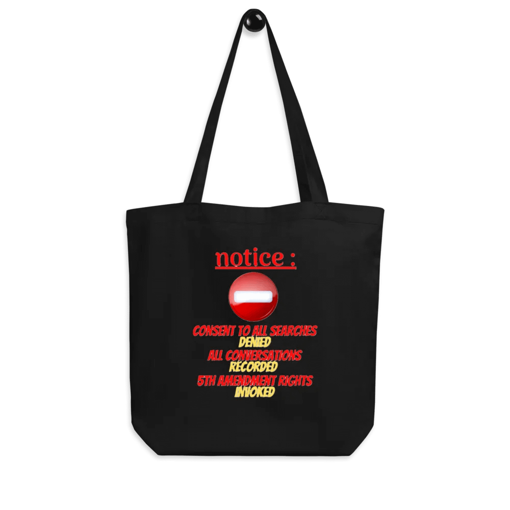 NOTICE : CONSENT TO ALL SEARCHES DENIED product image (8)