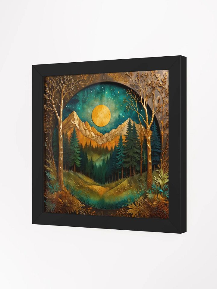 Starry Night Mountain Framed Poster product image (6)