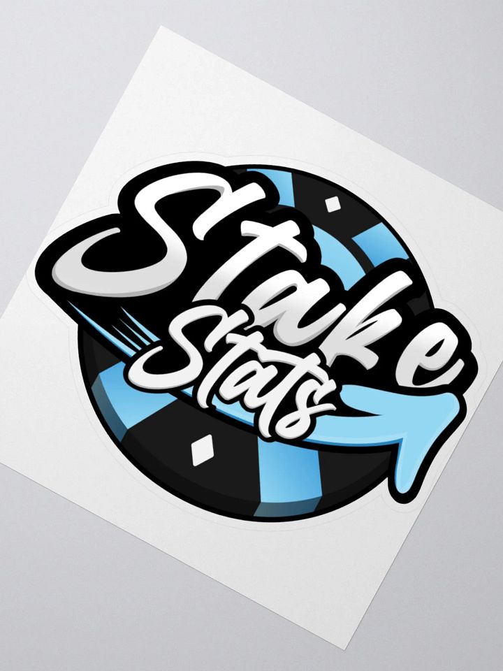 Stake Stats Chip Sticker - Blue product image (2)