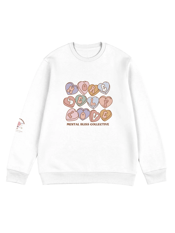 "More Self Love" Eco Sweatshirt - A Reminder to Embrace Yourself product image (1)