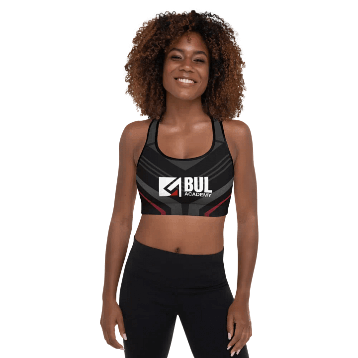 Bul Academy - Black Padded Sports Bra product image (1)