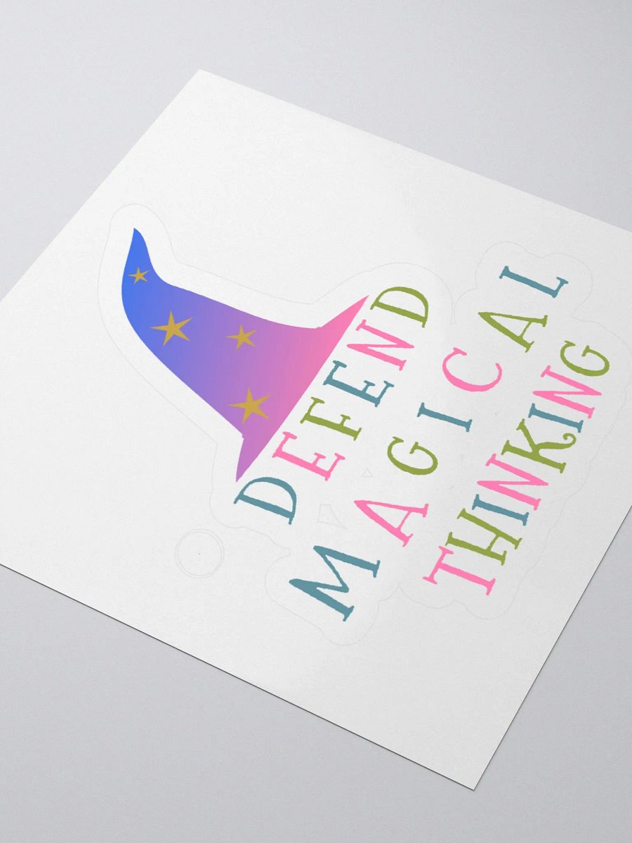 Defend Magical Thinking Sticker product image (8)