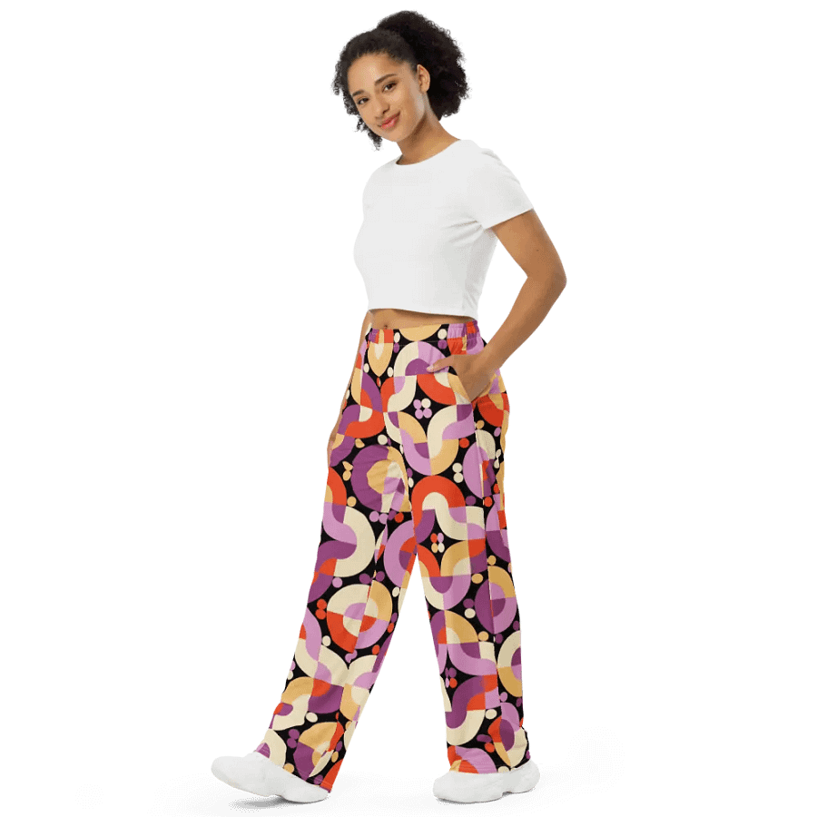 BUIII Retro Harmony: Autumn Breeze Wide-Leg Pants product image (4)