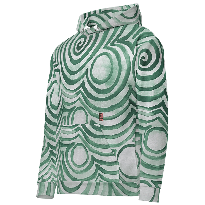 "Green Swirl" Pullover Hoodie product image (2)