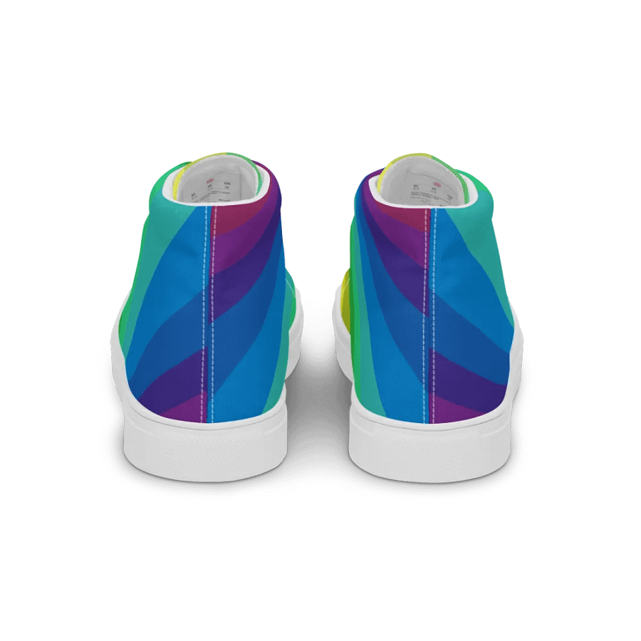 Woman's Trippy Rainbow High Tops product image (4)