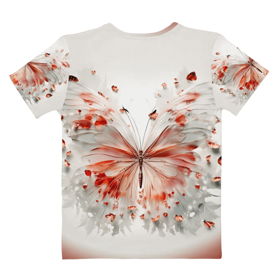 White Butterfly T shirt product image (3)