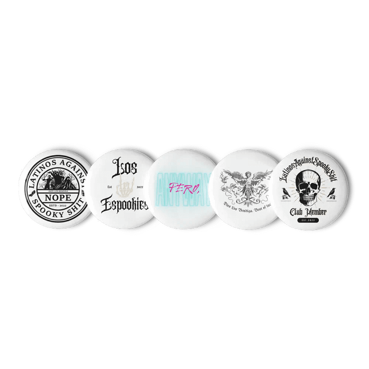 LatinosAgainstSpookyShit Variety Pins product image (2)