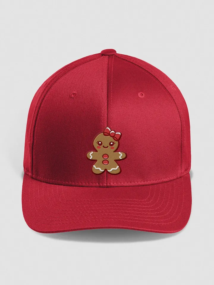 Gingerbread Girl Embroidered Structured Fitted Cap product image (1)