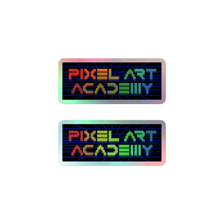 Pixel Art Academy Holographic Sticker Sheet product image (1)