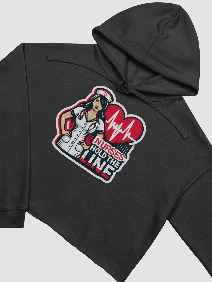 Stethoscope Nurse, Nurse heartbeat Crop Hoodie product image (10)