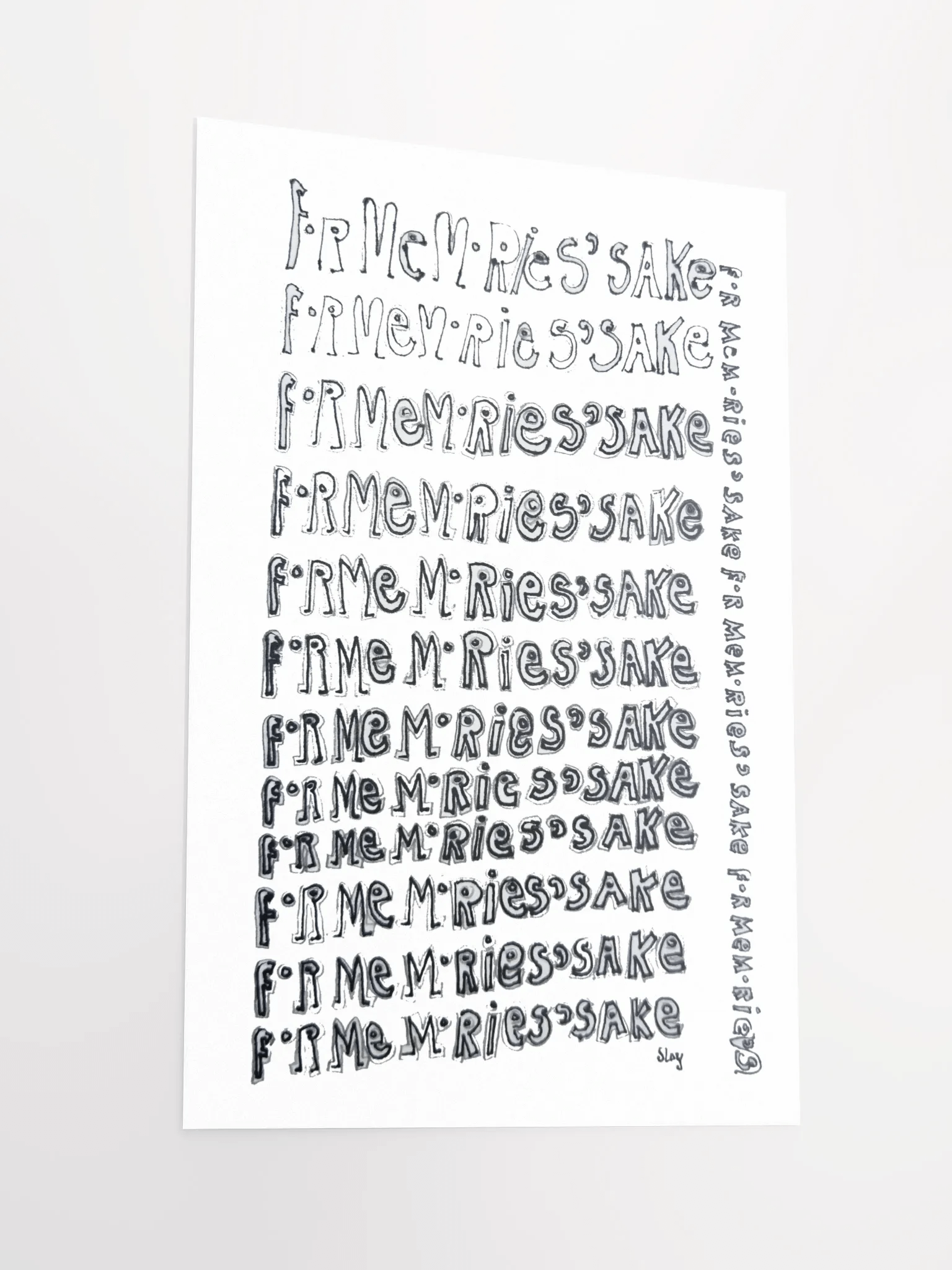 For Memories' Sake Print product image (3)