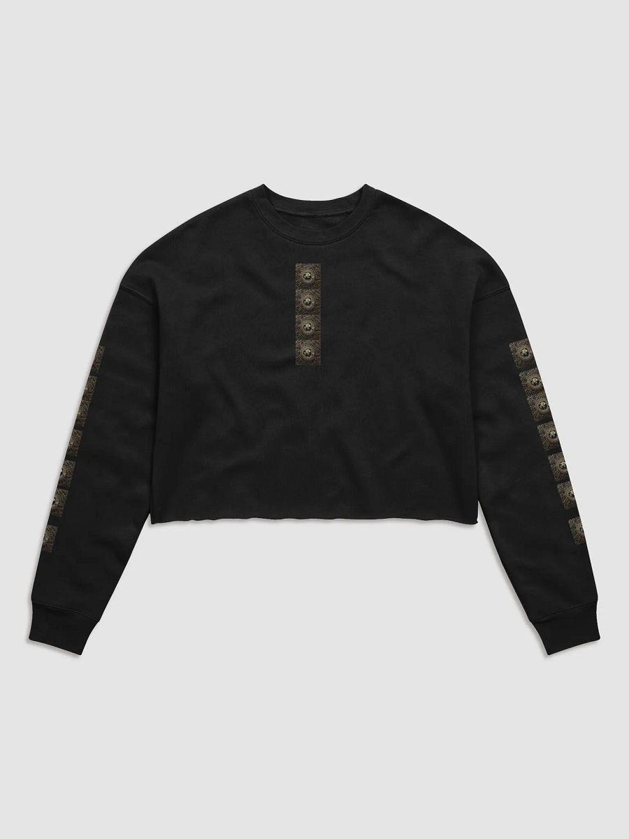 BTC fleece Crop Sweatshirt black 1 product image (1)